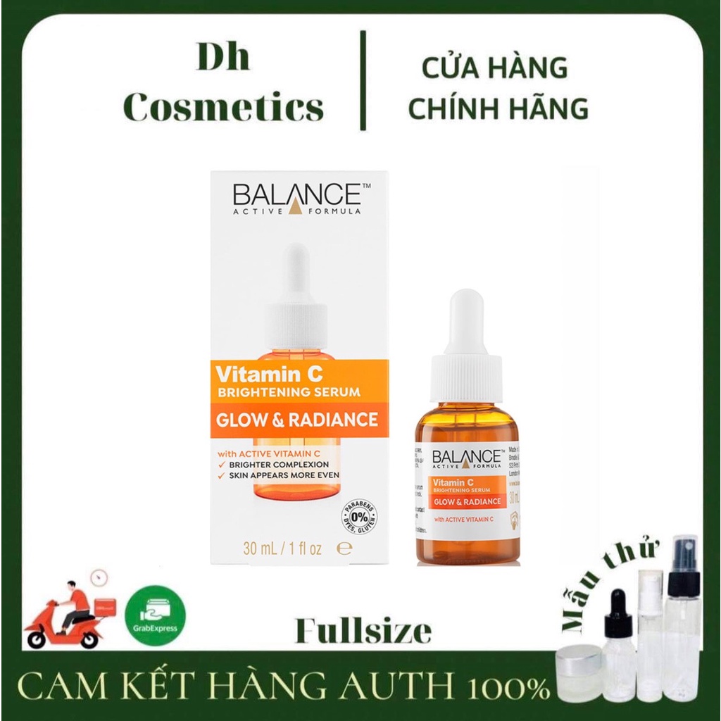 Serum Balance Vitamin C Brightening Sáng Da, Mờ Thâm 30ml - Dhcosmetic