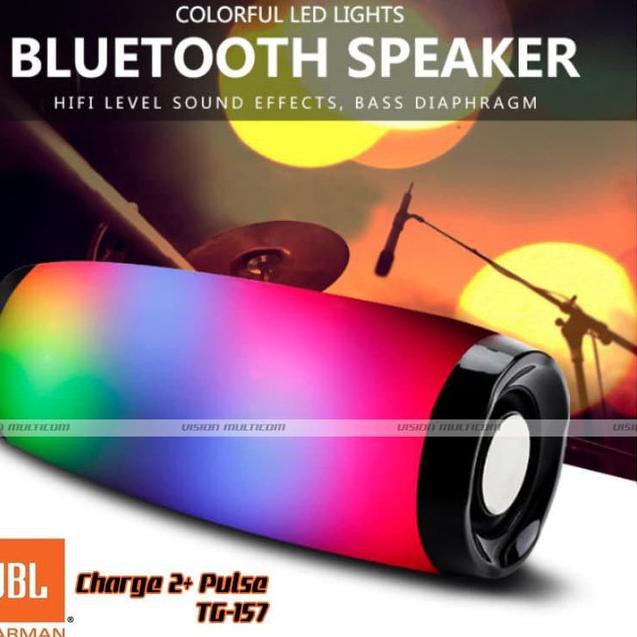 Loa Bluetooth Jbl Charge 2 + Pulse Tg157 Chống Thấm Nước Có Đèn Led