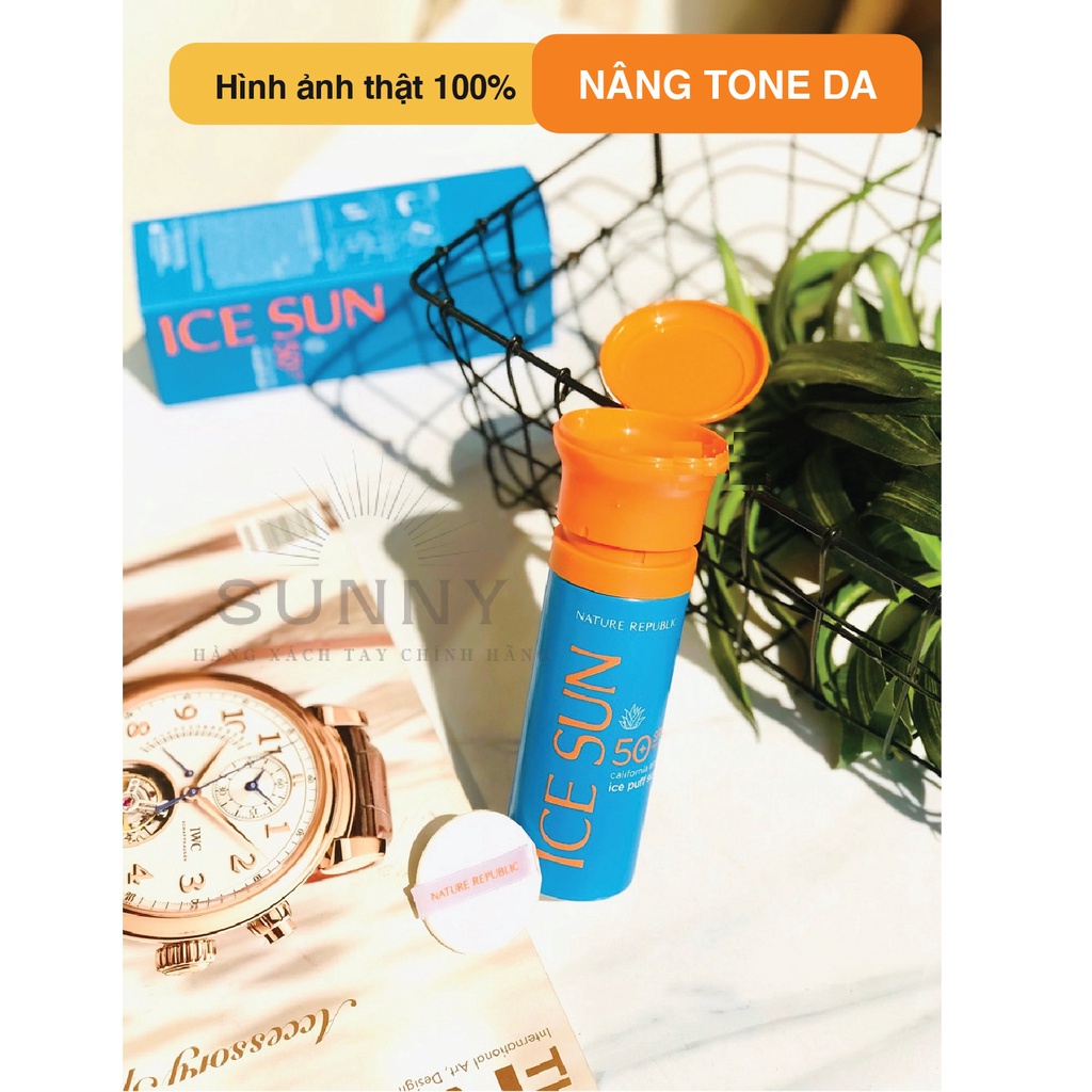 Kem chống nắng ICE SUN SPF50PA++ bảo vệ da khỏi tia UVA và UVB, nâng tone làm sáng da