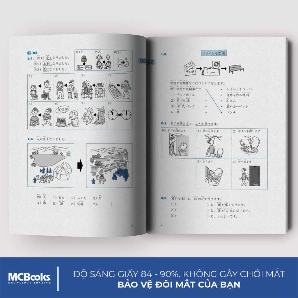 Sách - Giáo trình tiếng Nhật Daichi Sơ cấp 2 Bài tập tổng hợp - MCBooks