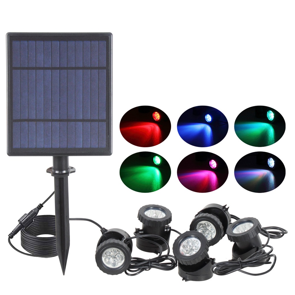 Đèn LED 5W 5W Chống Thấm Nước IP68 Sử Dụng Năng Lượng Mặt Trời