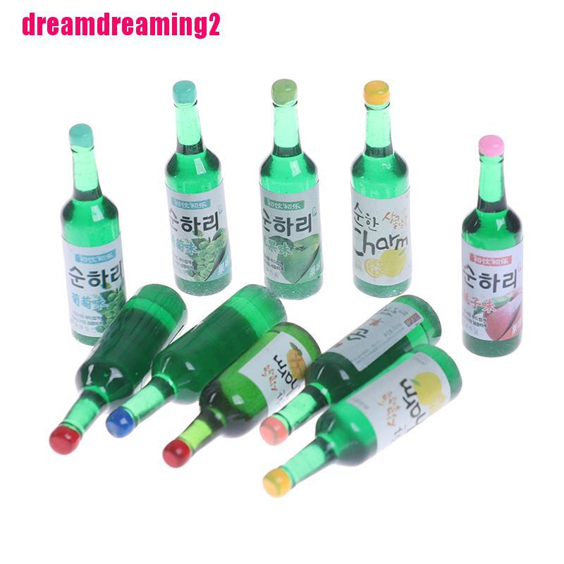 Set 10 Mô Hình Ly Rượu Vang Tỉ Lệ 1: 12 Trang Trí Nhà Búp Bê