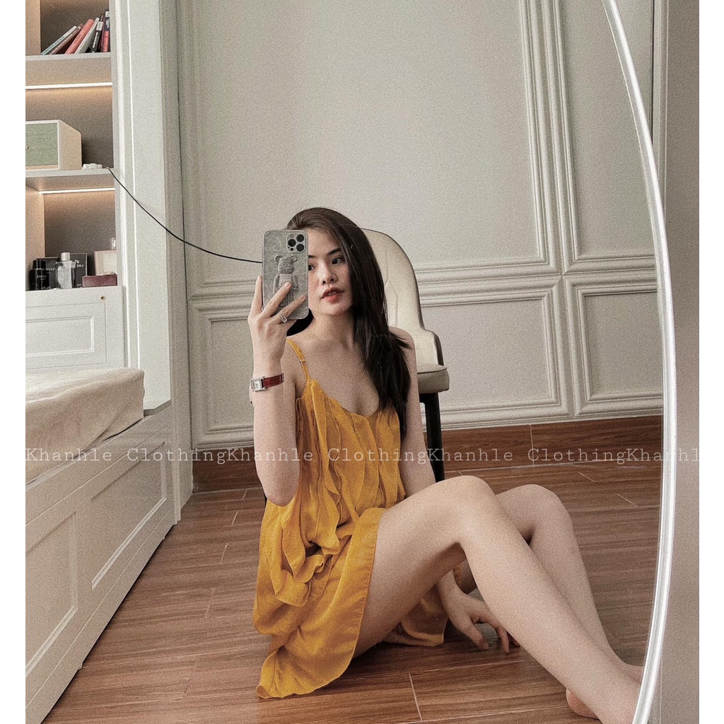 Set áo đũi xước 2 dây lượn sóng siêu hot BN875
