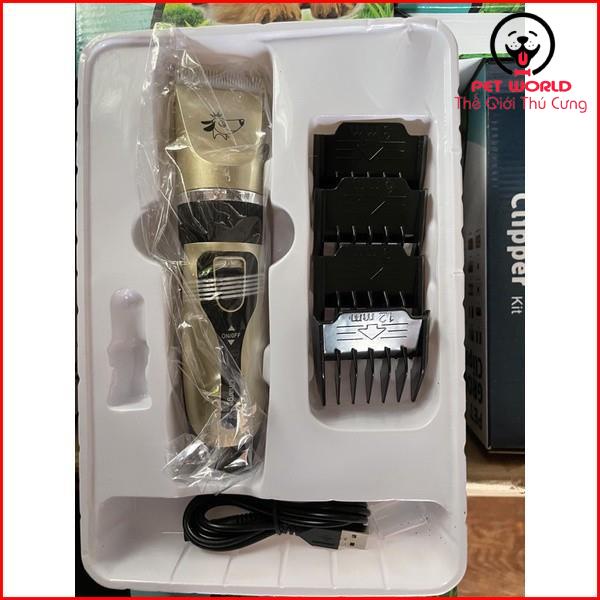 Tông Đơ Cắt Lông Chó Mèo Clipper Cao Cấp Full Phụ Kiện Bảo Hành 1 Đổi 1 Nếu Có Lỗi
