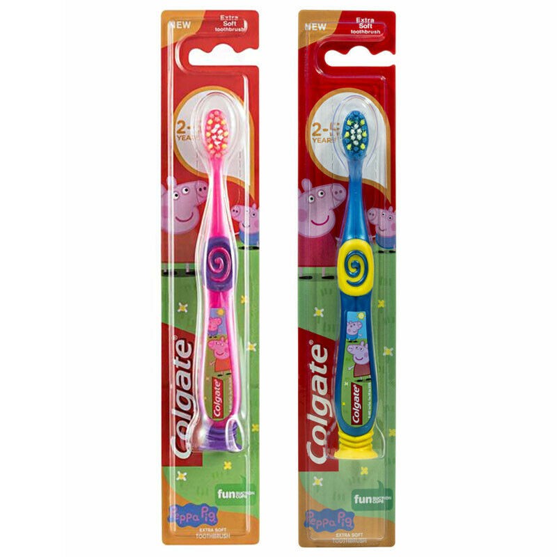 Bàn chải đánh răng Colgate Kids Peppa Pig cho bé từ 2-5 tuổi