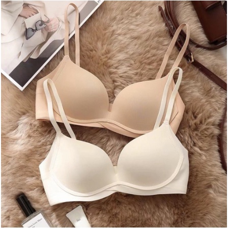 Cao Cấp - Áo Lót Nữ Su Đúc Không Gọng Nhật cao su non siêu nâng Đẩy Ngực và thoáng khí C07