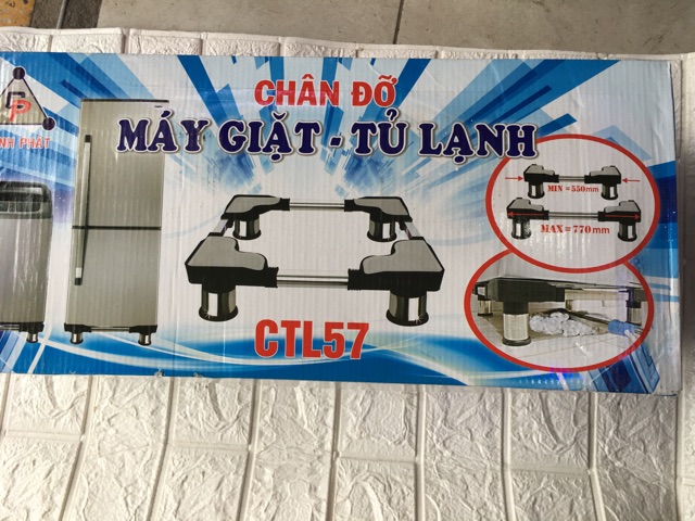 Chân Máy Giặt Tủ Lạnh Loại Lớn 55-77 Cm(Ship Hoả Tốc Nhanh)