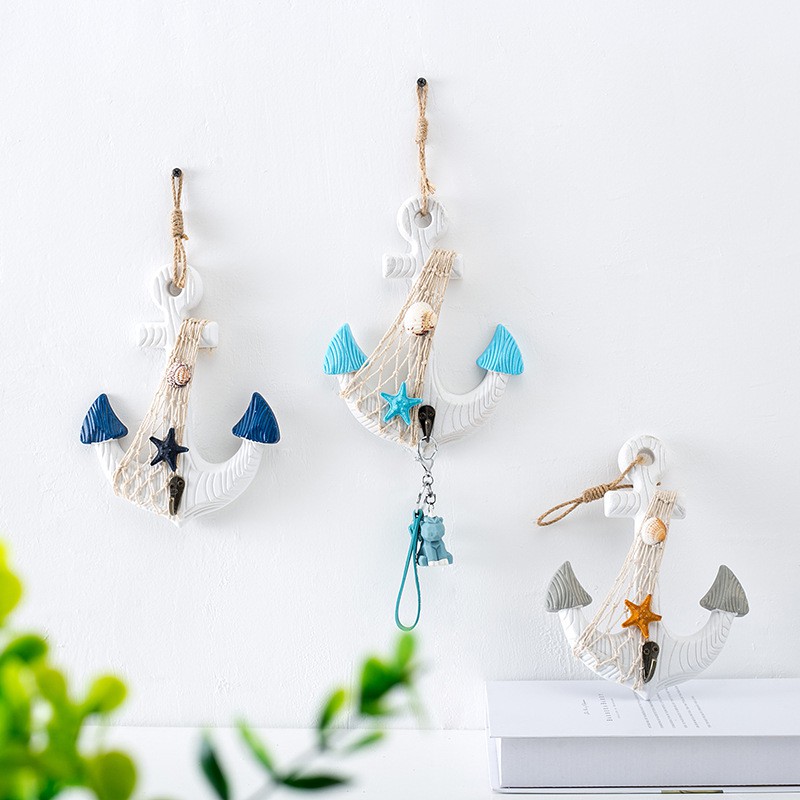 Mỏ neo trang trí size 31cm có móc treo đồ - Decor đồ trang trí theo phong cách biển Địa Trung Hải