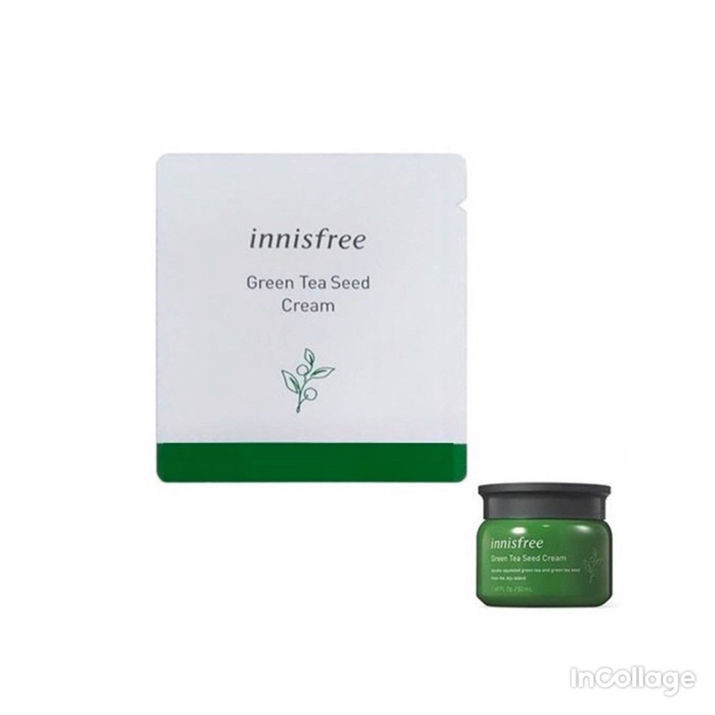 Sample  Kem Dưỡng Trà Xanh Innisfree Green Tea Seed Cream