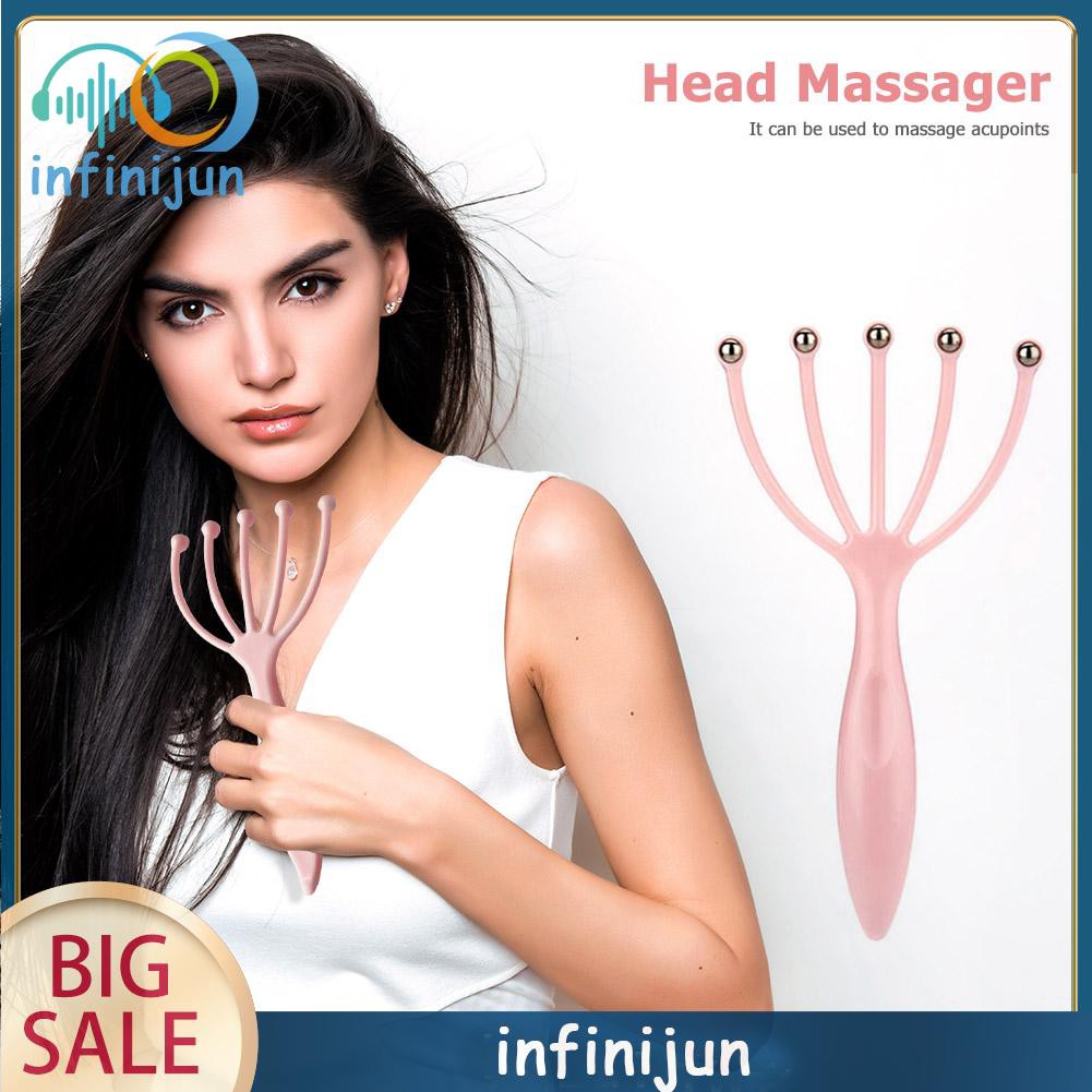 (Hàng Mới Về) Dụng Cụ Mát Xa Da Đầu Giảm Căng Thẳng Hình Bạch Tuộc