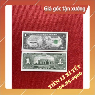 Tờ 1 triệu tỷ USD Dollar Lưu niệm may mắn