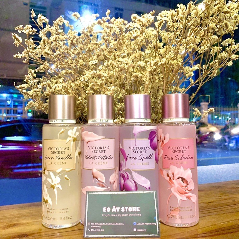 BodyMist Victoria Secret, Xịt Thơm Body Mist (Hàng Thái) | Thế Giới Skin Care