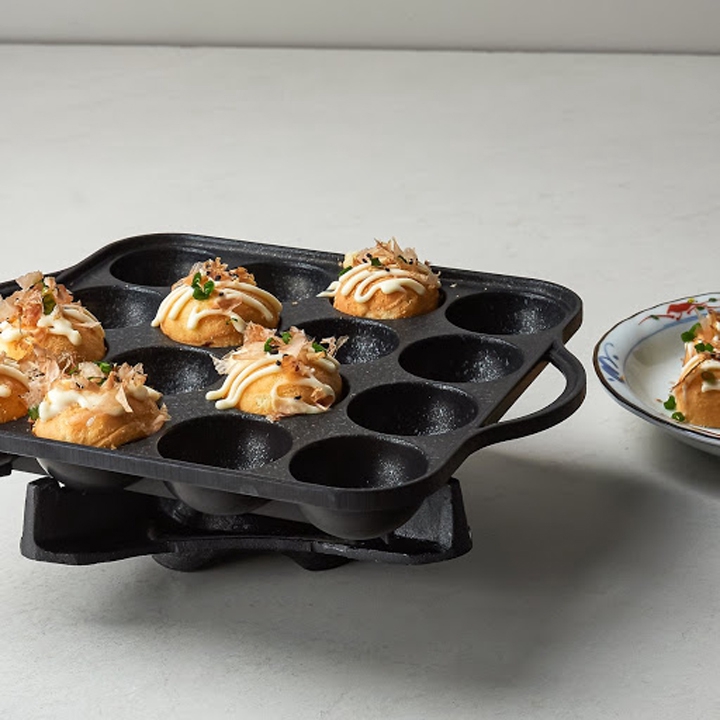 Chảo Làm Takoyaki Chống Dính 195 x 195 x 30mm - Emart VN