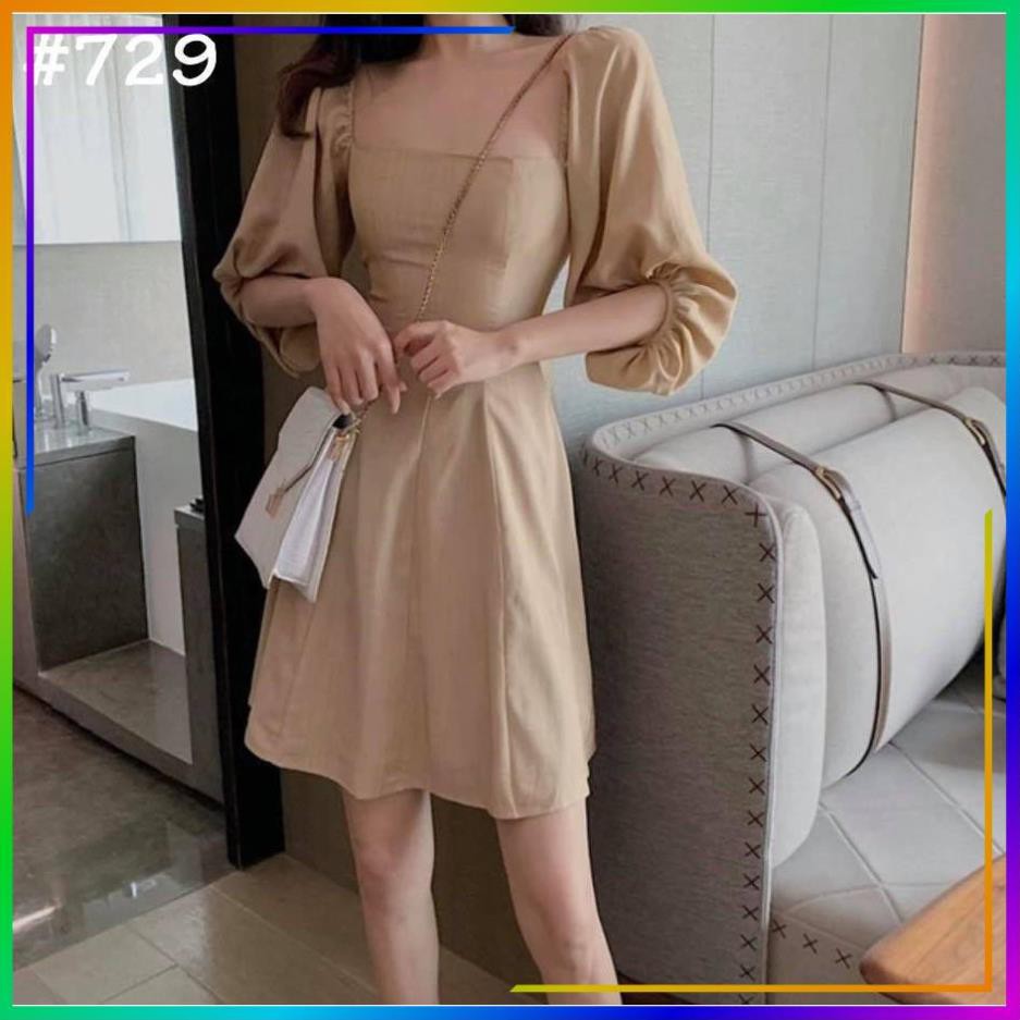 [HÀNG CAO CẤP] Đầm dự tiệc ôm body tay xòe phồng mặc được hai kiểu siêu xinh Titus Dress | BigBuy360 - bigbuy360.vn