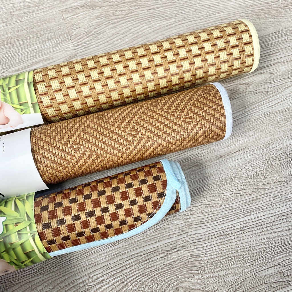 Chiếu trúc đa năng siêu mịn BAMBOO sử dụng 4 mùa cho bé &quot;Chiếu trúc trải nôi cũi cho bé''