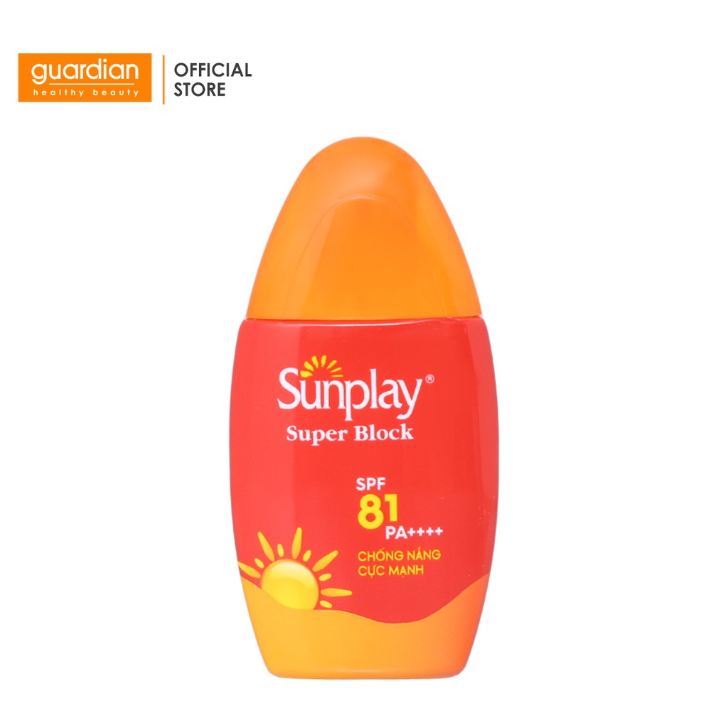 Sữa chống nắng cực mạnh Sunplay Super Block kháng nước tốt SPF 81/PA++++ 30g