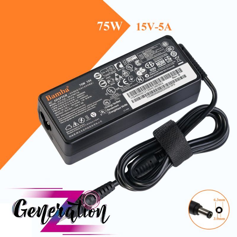 BỘ SẠC LAPTOP TOSHIBA 15V-5A - ADAPTER TOSHIBA 15V-5A