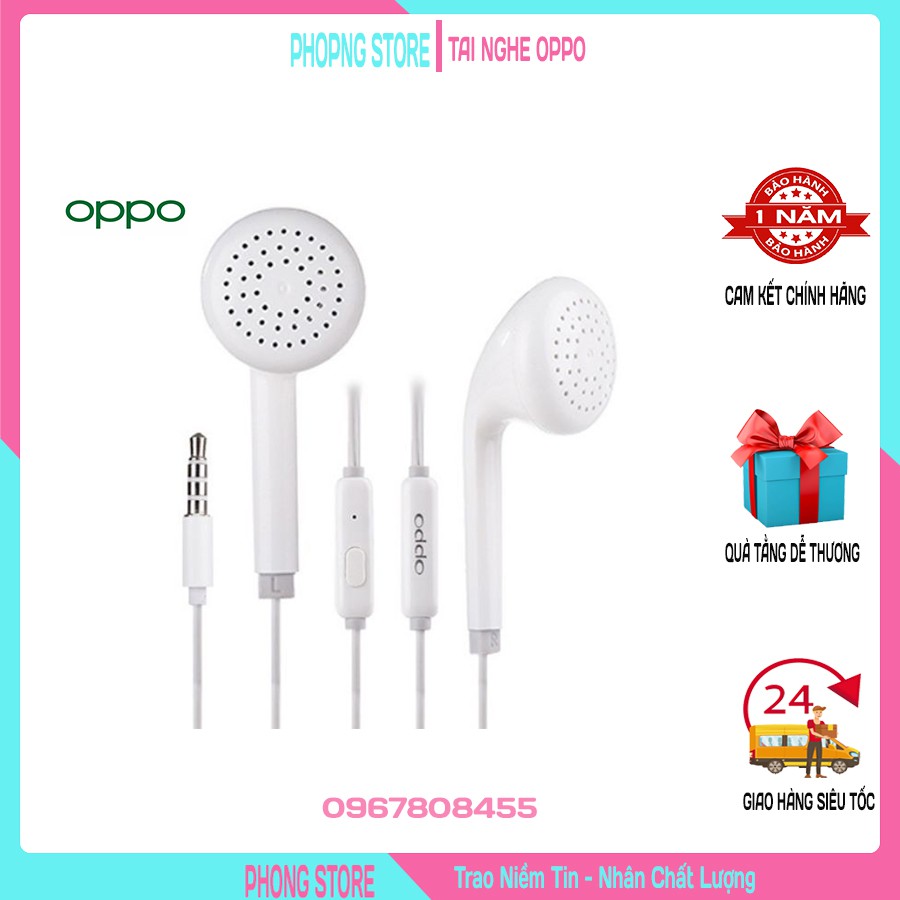 ️🎧 Tai nghe OPPO R9 ZIN Chính Hãng | Oppo R9, R9 Plus, F1s, F1 Plus, Neo 9, Neo 9s, Neo 7, Neo 7s Jack Cắm 3.5mm