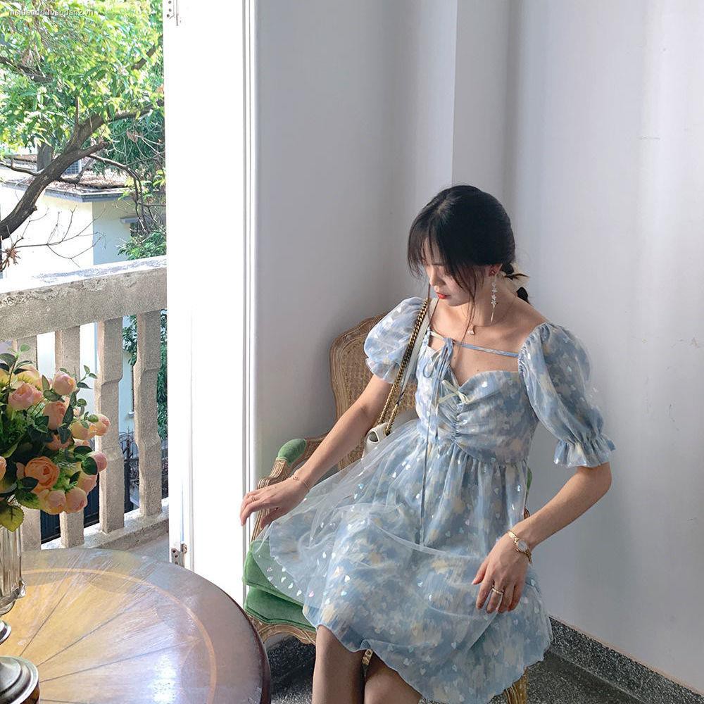 Đầm Công Chúa Tay Phồng Lưng Cao Phối Ren Lưới Kiểu Pháp Thời Trang Mùa Hè Hàng Mới Dành Cho Bạn Nữ 2021 | BigBuy360 - bigbuy360.vn