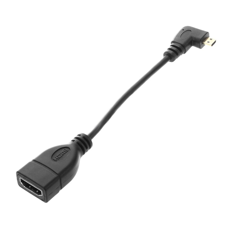 Đầu Chuyển Đổi Từ Micro Usb Sang Hdmi 90 Độ