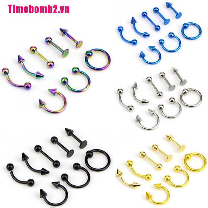 Bộ 8 Dụng Cụ Thời Trang Bằng Thép Không Gỉ 16G