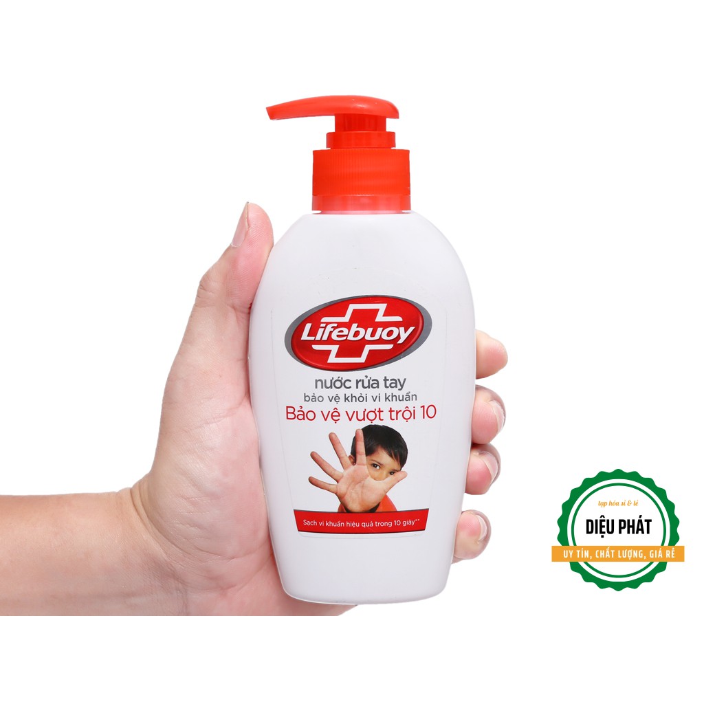 ⚡️ Nước Rửa Tay Lifebuoy Bảo Vệ Vượt Trội Chai 177ml