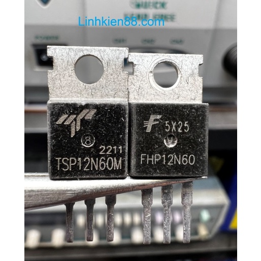 MOSFET Cắm 12N60 12A 600V To 220 (Tháo máy)