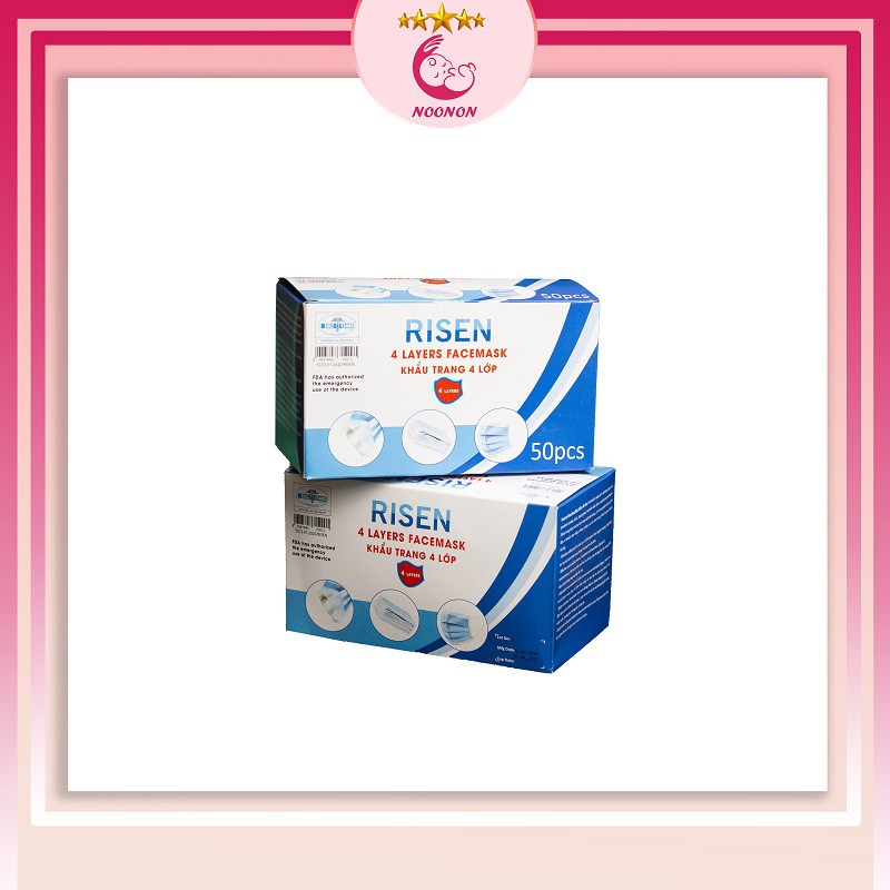 Khẩu Trang Kháng Khuẩn 4 Lớp Hàng Chất Lượng Cao