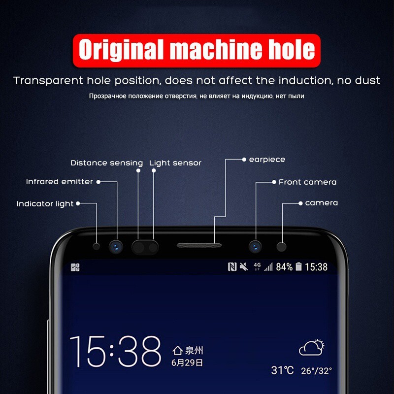 Kính cường lực 9D bảo vệ màn hình cho điện thoại SAMSUNG S7 EDGE S8 S9 PLUS S10 PLUS NOTE 8 9 10 PRO