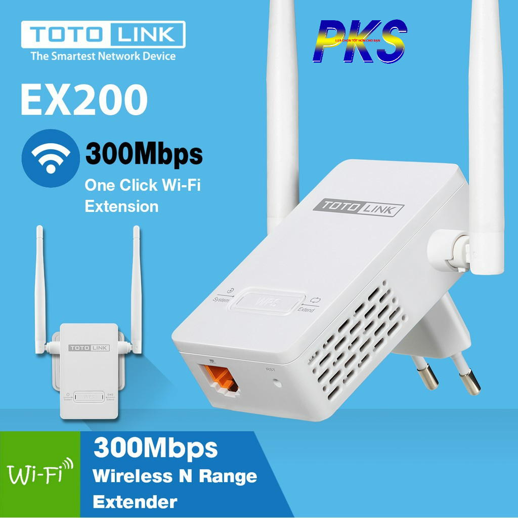 Bộ Tiếp Sóng Wifi Totolink EX200