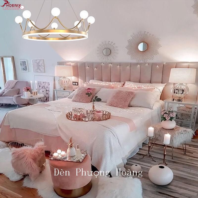 Đèn thả: Mẫu đèn thả hoàng gia trang trí phòng khách quý tộc