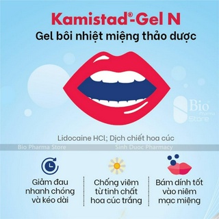 Gel Bôi Nhiệt Miệng Kamistad - Hổ trợ tốt cho khoang miệng