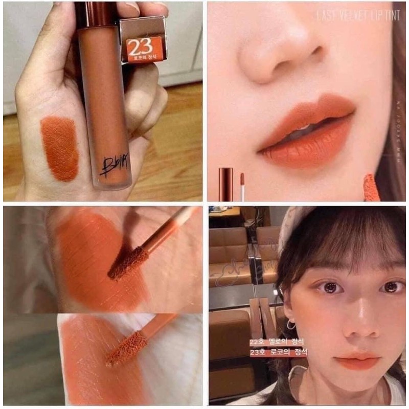 Son Kem Lì Siêu Mịn Bbia Velvet Lip Tint