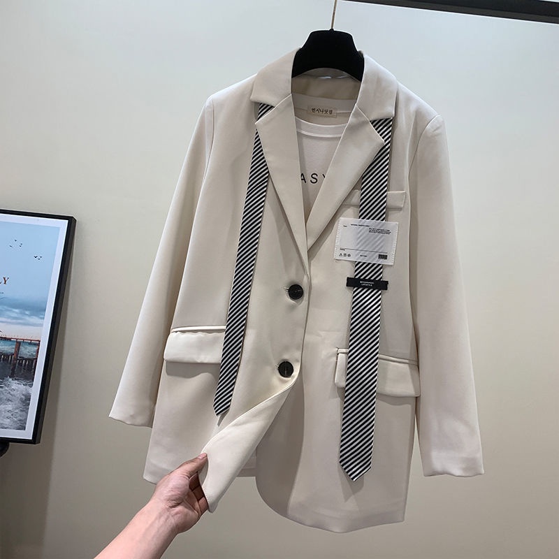 Áo Khoác Blazer Dáng Rộng Phong Cách Hàn Quốc Thời Trang Xuân Thu Cho Nữ Size M-4Xl 3 Kiểu | BigBuy360 - bigbuy360.vn