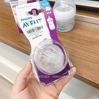 Núm ti thay bình sữa Avent Natural