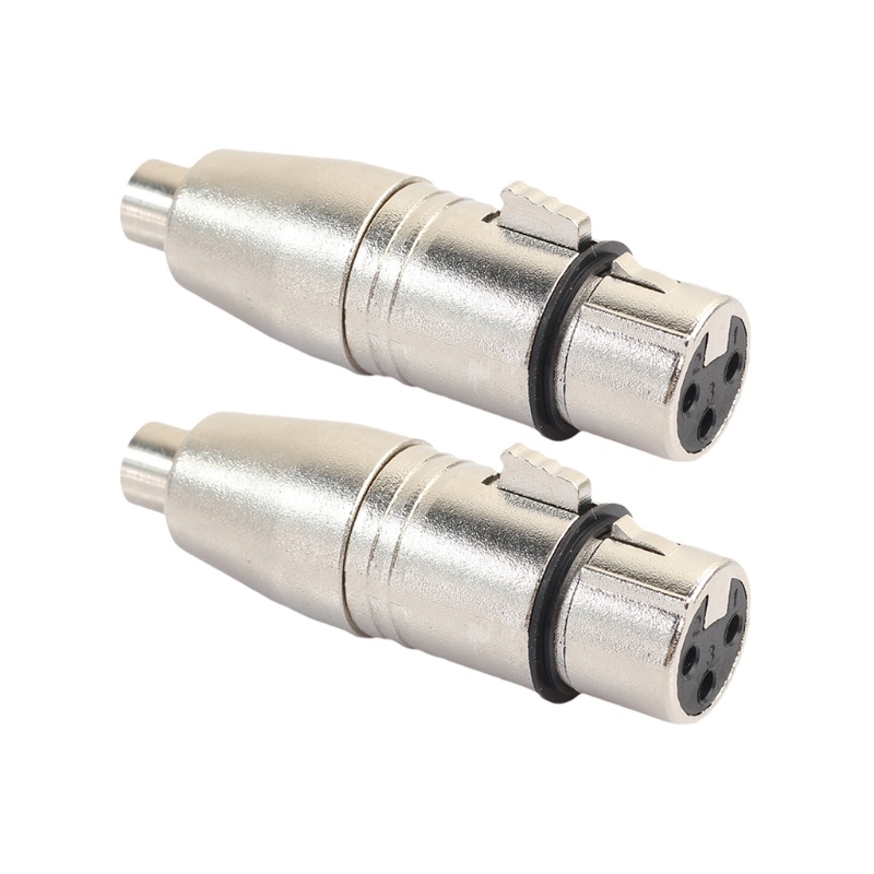 Bộ 2 Đầu Nối Cái XLR Sang RCA Cái Cho Loa