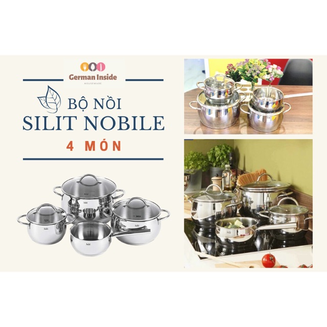 Bộ nồi Silit Nobile 4 món (HÀNG ĐỨC)