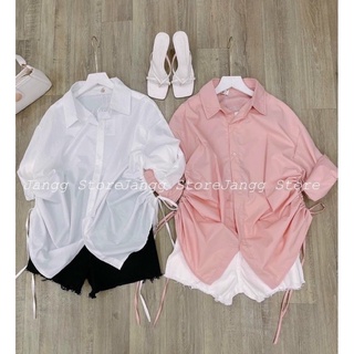 Áo Sơ Mi Thụng Rút Dây Eo Siêu Xinh