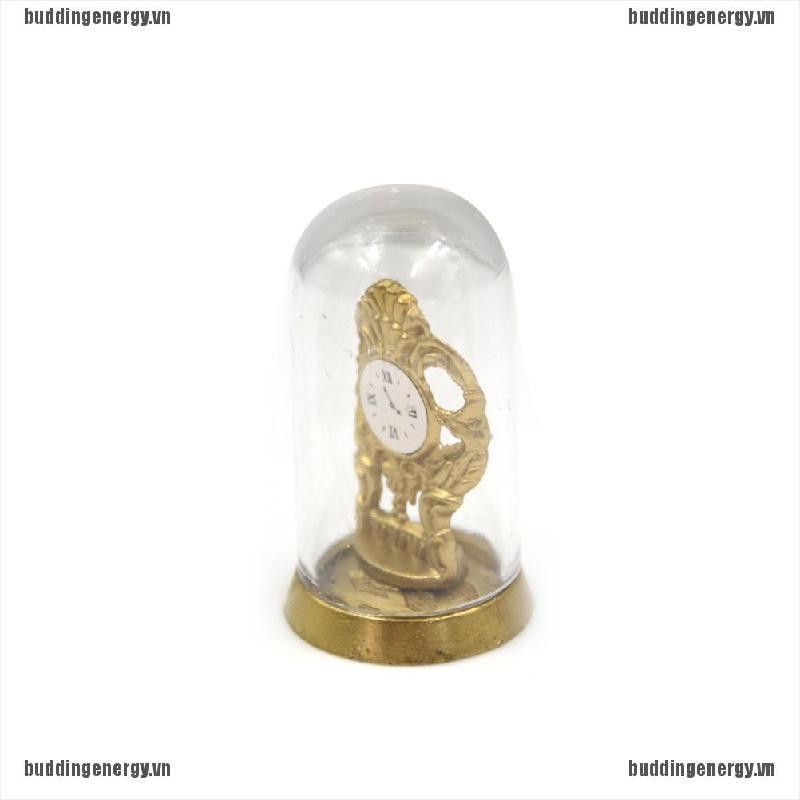 Đồng Hồ Treo Tường Phong Cách Vintage Tỉ Lệ 1:12 Dùng Để Trang Trí Nhà Búp Bê Sang Trọng Tiện Dụng