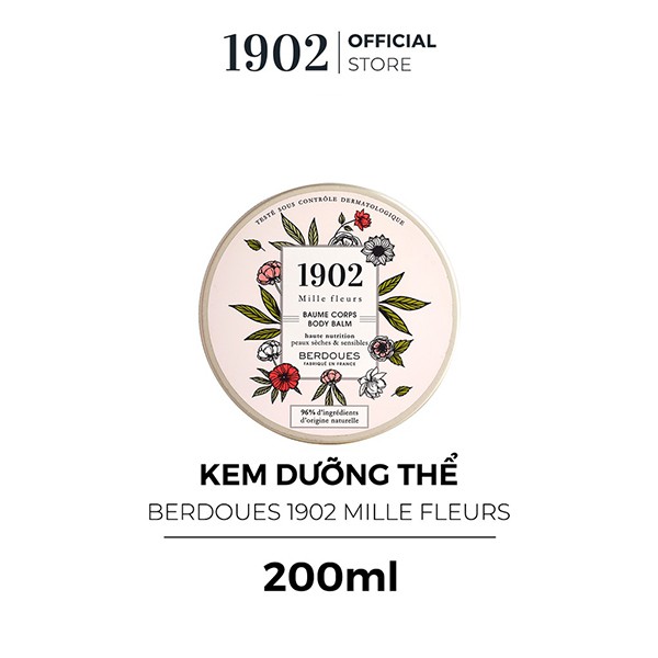 Kem Dưỡng Thể Berdoues 1902 Mille Fleurs 200ml (HSD 07/2022)