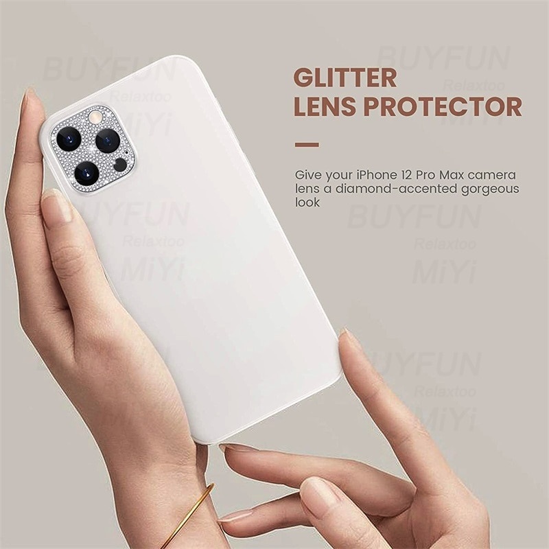 Viền kim loại bảo vệ camera cho iPhone13 12 11 Pro Max