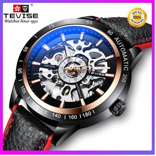 ĐỒNG HỒ CƠ LỘ MÁY NAM TEVISE DÂY DA CAO CẤP CHÍNH HÃNG ( Đồng Hồ Cơ Cao Cấp )