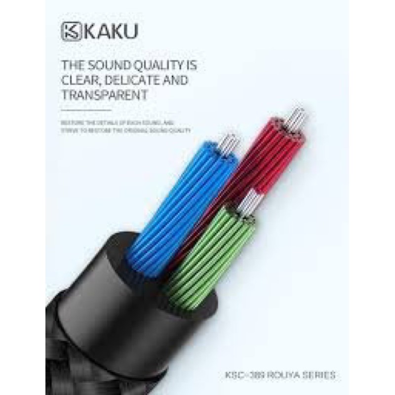 Cáp ÃU kết nối 3.5mm kaku mã ksc -388