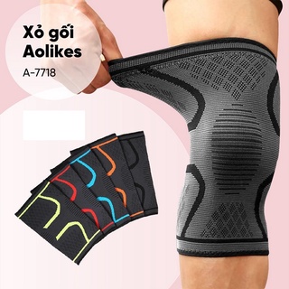Băng Gối Thể Thao ,Bó Bảo Vệ Khớp Gối Đàn Hồi Cao Cấp Aolikes 7718
