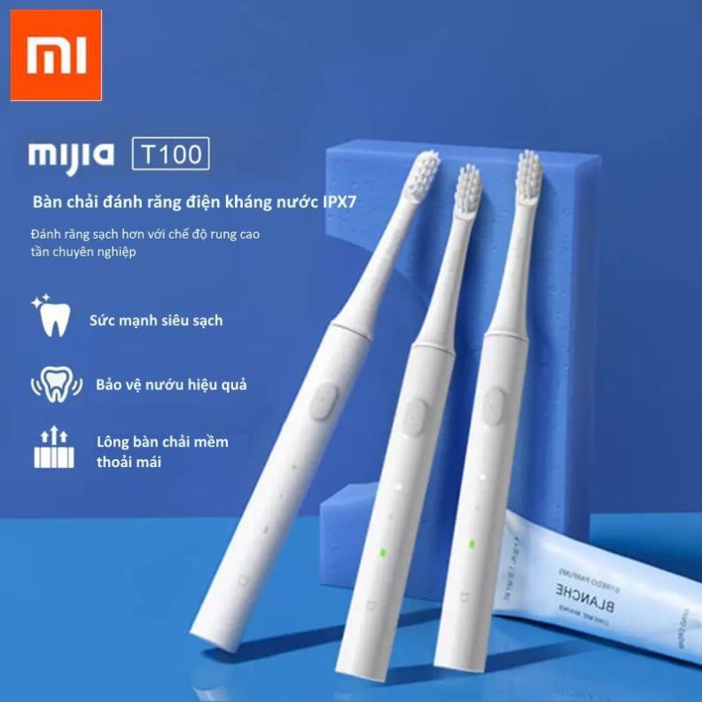 Phụ kiện giá rẻ uy tín Bàn chải điện Xiaomi Mijia T100 - Bàn Chải Đánh Răng Mijia T100