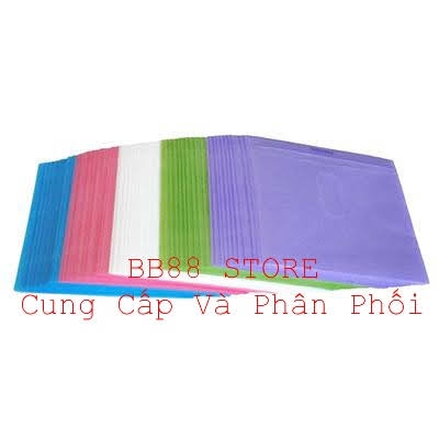 Túi đựng đĩa CD DVD Blueray Disc lá xốp giấy lụa nhựa ngăn đựng 2 mặt - CM