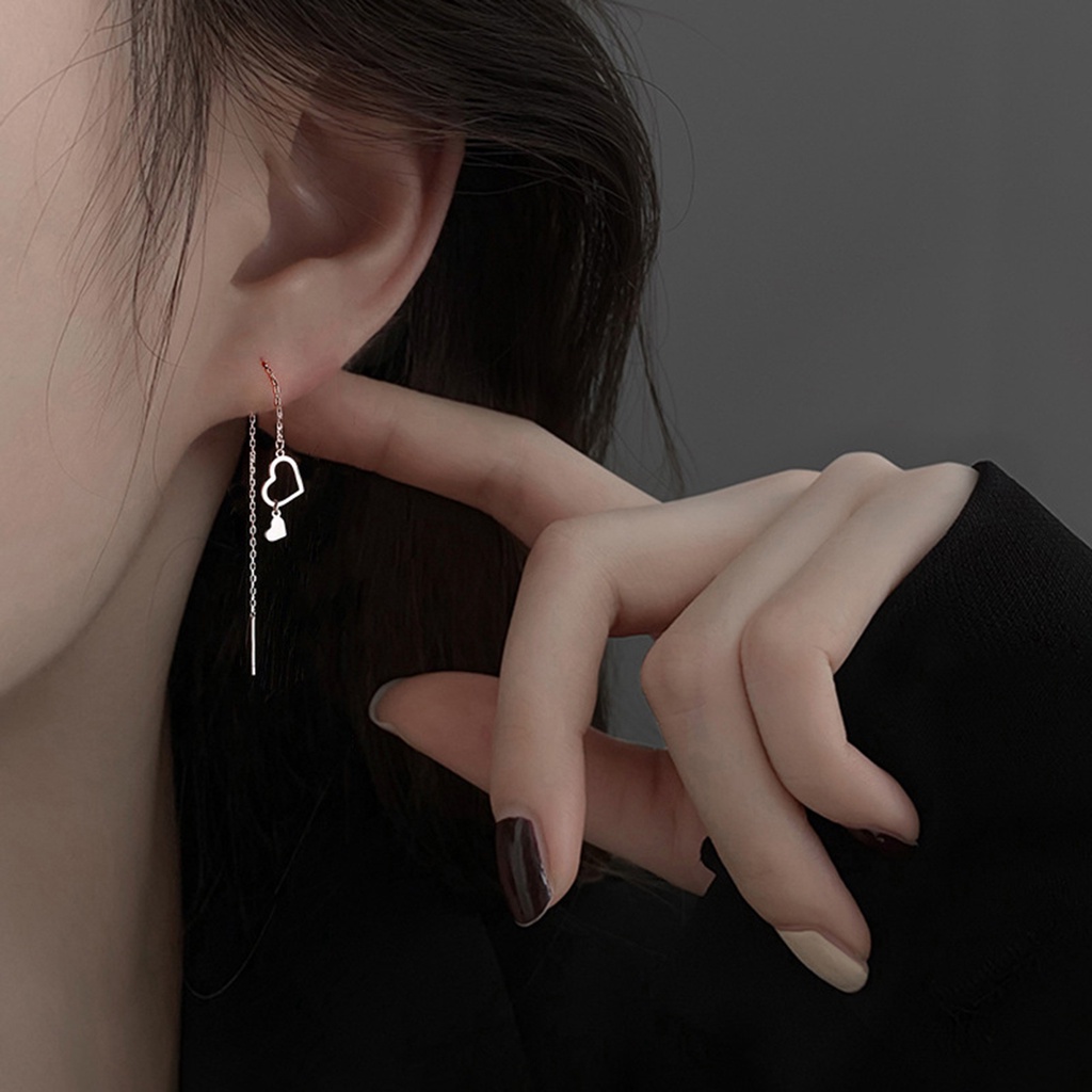 1 Khuyên Tai Nữ Trang Dáng Dài Tạo Hình Độc Đáo