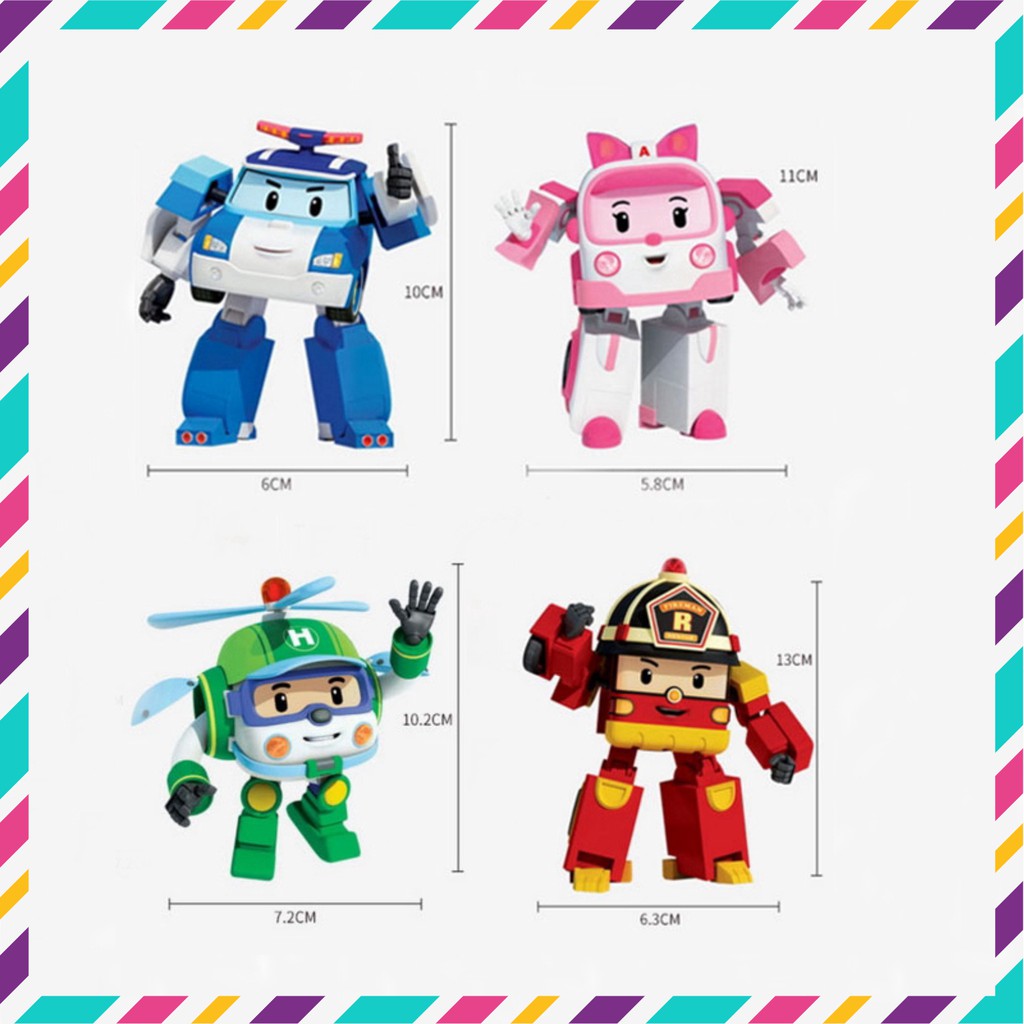 Poli | Đồ chơi biến hình biệt đội xe robocar Poli 2 trong 1