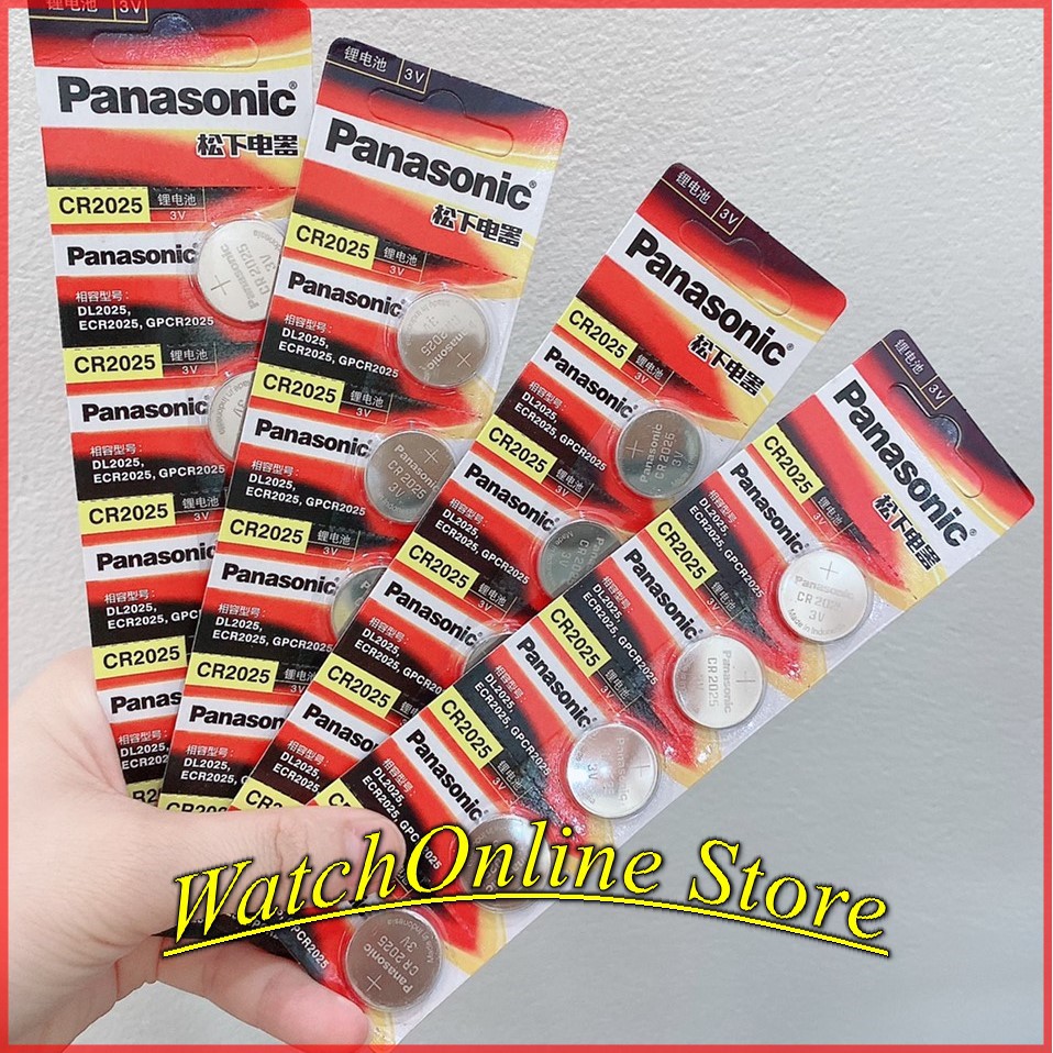 Pin Cúc Áo Panasonic CR2016 - CR1616 - CR2032 - CR2025 - CR1220 3V Lithium