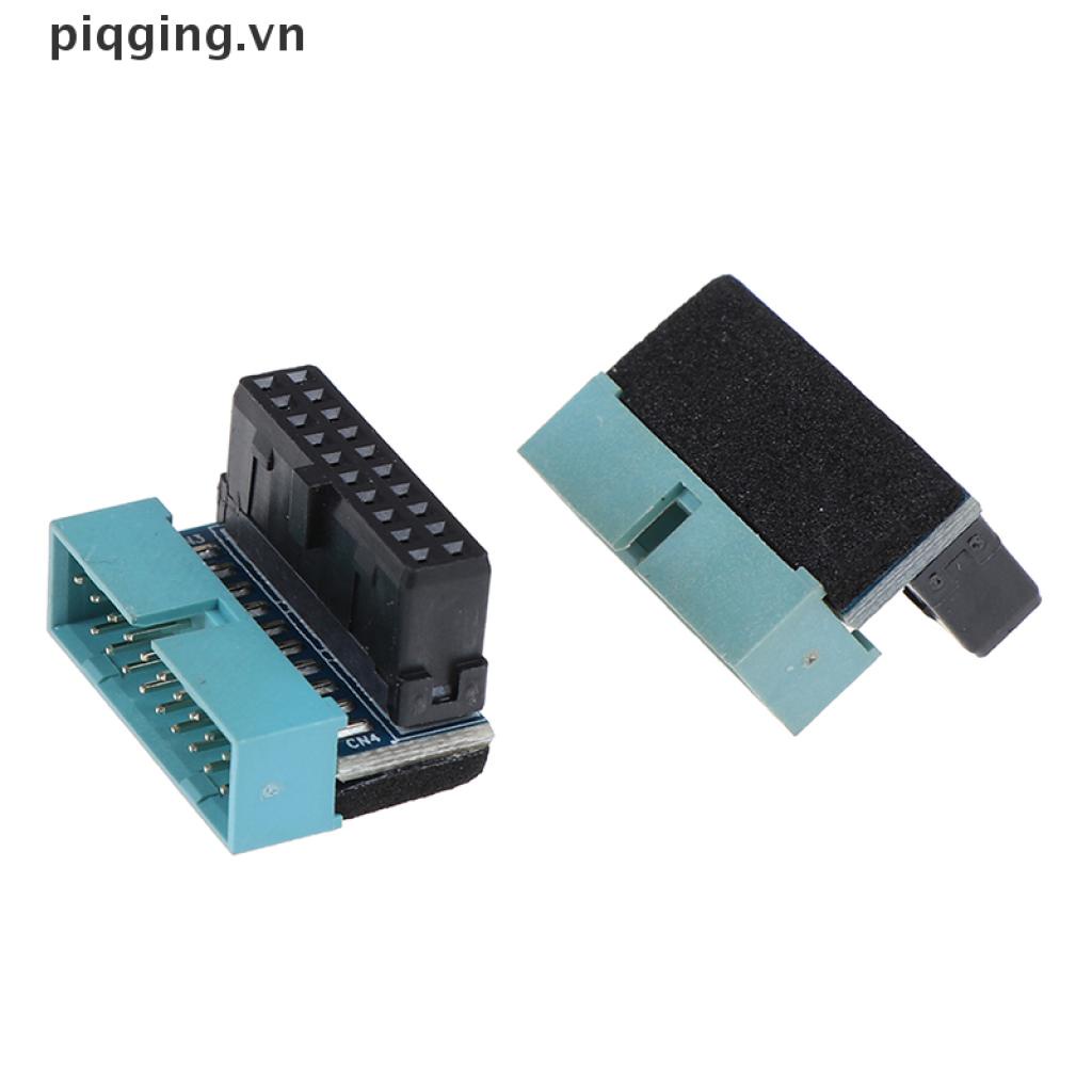 1 Bộ Chuyển Đổi Mở Rộng Usb 3.0 Đầu Cắm Sang Ổ Cắm Cái 90 Độ 20pin | BigBuy360 - bigbuy360.vn